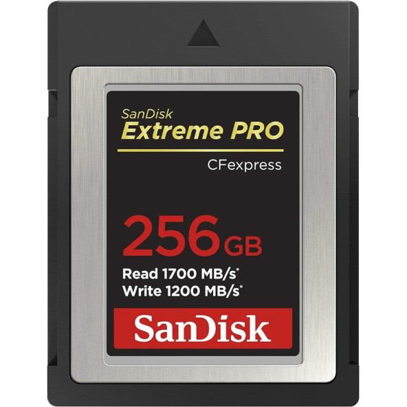 SanDisk Extreme PRO CFexpress 256GB SDCFE-256G-GN4NN 1700MB/s Type B XQD 4K Hafıza Kartı