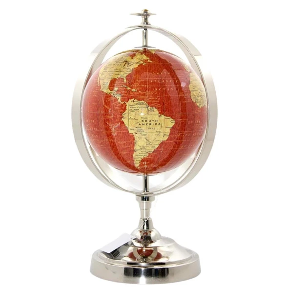 Dekoratif Dünya Küre 34 cm 4111-BR