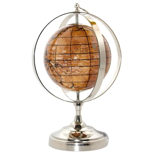 Dekoratif Dünya Küre 34 cm 4111-BG