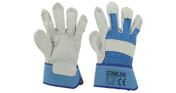 Takviyesiz Deri Eldiven / E-110192C-SR - 2