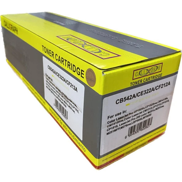 CALLIGRAPH CB542A-CB322A-CF212A SARI 125A128A131A TONER 1400 syf