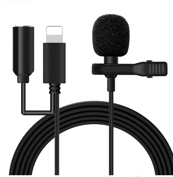 (İphone) Lavalier Yaka Mikrofonu JH-041 - 3