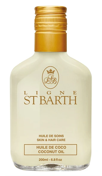 ST BARTH Coconut Oil - Soğuk Sıkım Saf Hindistan Cevizi Vücut Saç ve Bronzlaşma Yağı 200 ML