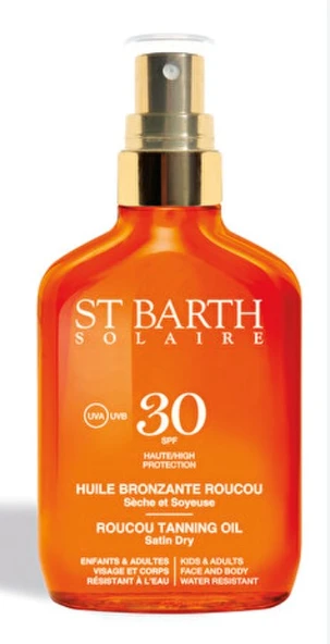 ST BARTH Ligne St. Barth Roucou Oil Spf 30 - Roucou Yüksek Bronzlaştırıcı Yağ 100 ML - 1