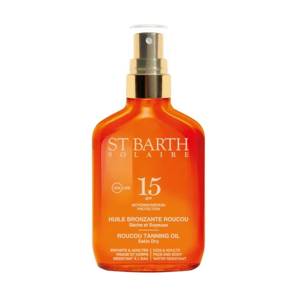 ST BARTH Ligne St. Barth Roucou Oil Spf 15 - Roucou Orta Bronzlaştırıcı Yağ 100 ML - 1