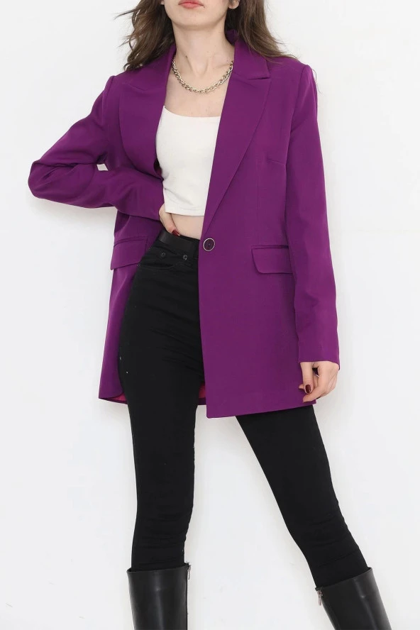 Blazer Ceket Bej