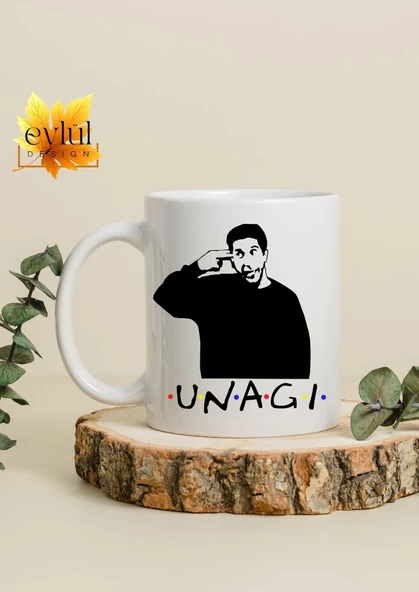 Friends Temalı Unagi Özel Tasarım Baskılı Kupa Bardak Kahve Çay Bardağı Doğum Günü Hediye