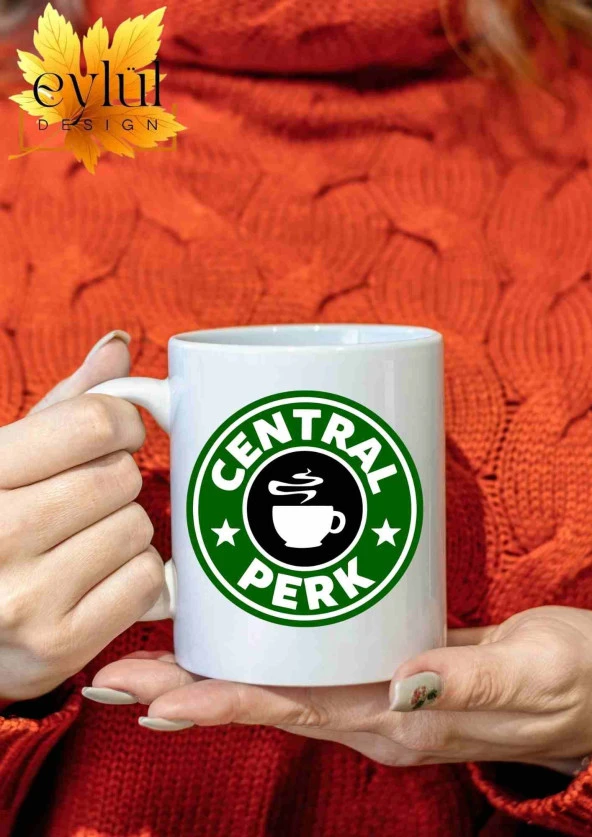 Friends Temalı Central Perk Özel Tasarım Baskılı Kupa Bardak Kahve Çay Bardağı Doğum Günü Hediye