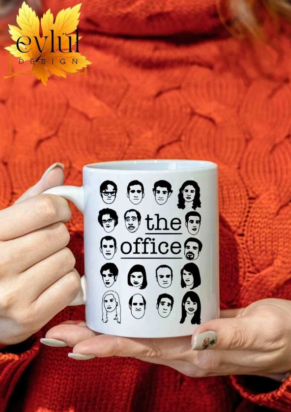 The Office Temalı Karakterler Özel Tasarım Baskılı Kupa Bardak Çay Kahve Bardağı