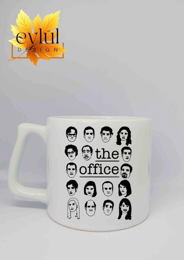 The Office Baskılı Lüks Seramik Kupa Bardak Hediye Çay-kahve Bardağı