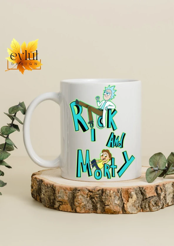 Rick And Morty Çizgi Dizi Eğlenceli Özel Tasarım Baskılı Kupa Bardak Hediye Çay-Kahve Bardağı
