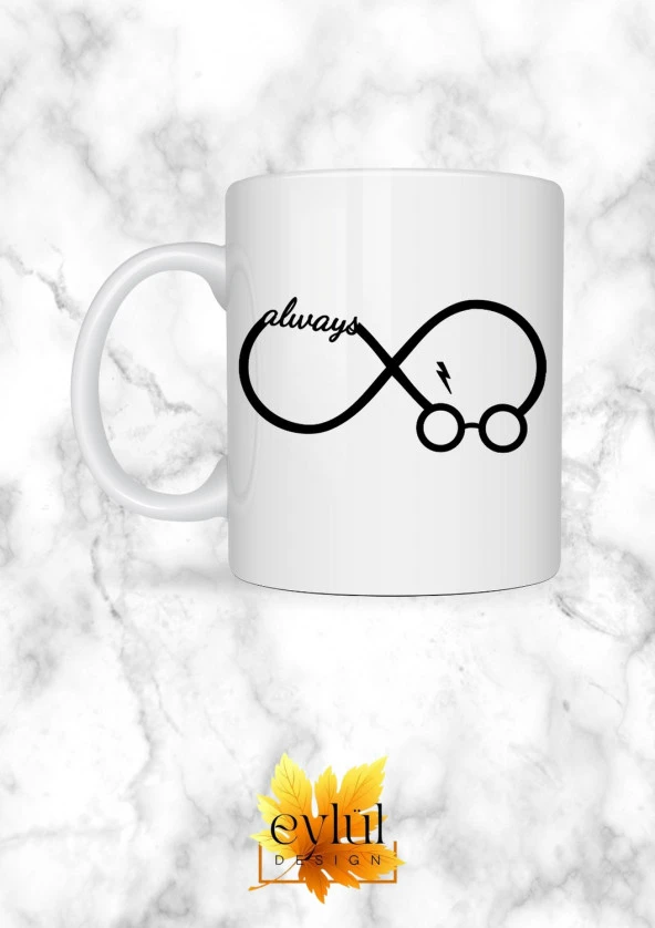 Harry Potter Sonsuzluk Özel Tasarım Baskılı Kupa Bardak Hediye Bardak ürün görseli 1