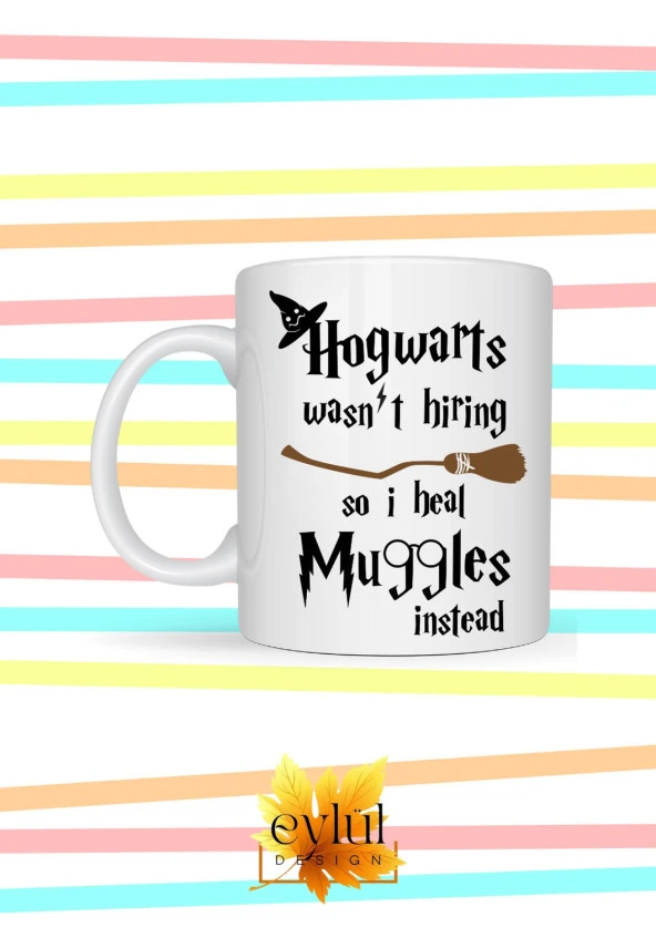 Sağlık Çalışanları İçin Harry Potter Eğlenceli Özel Tasarım Baskılı Kupa Bardak Hediye Bardak
