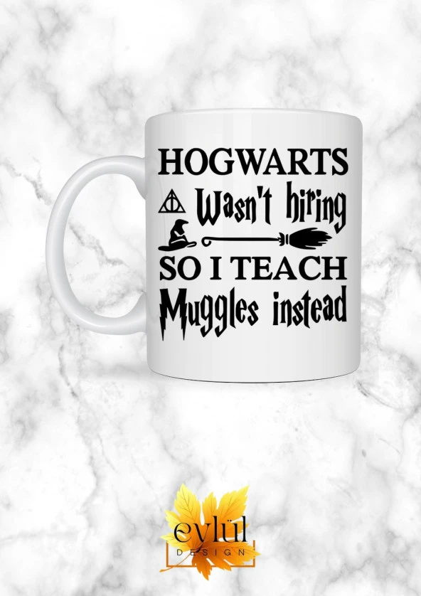 Öğretmenler İçin Harry Potter Temalı Özel Tasarım Baskılı Kupa Bardak Öğretmenler Günü Hediyesi