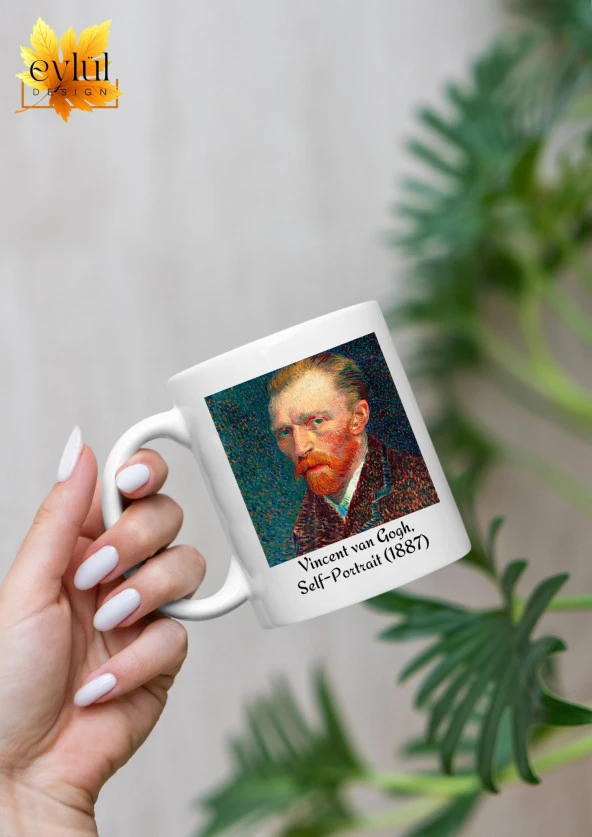 Vincent Van Gogh Eserler Özel Tasarım Baskılı Kupa Bardak - Hediye Kahve Bardağı