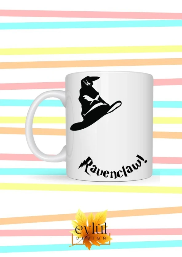 Ravenclaw Seçmen Şapka Harry Potter Sınıflar Özel Tasarım Baskılı Kupa Bardak Hediye Kahve Bardağı