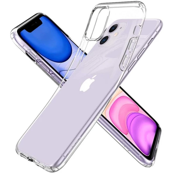 iPhone 11 Kamera Korumalı Şeffaf Silikon Kılıf