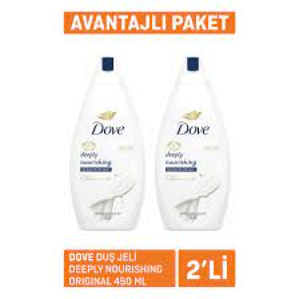 Dove Deeply Nourishing Nemlendirici Duş Jeli 500 Ml X2