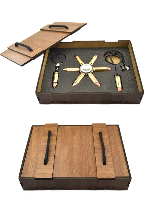 Maket Mermi Anahtarlık Kolye Çark Hediye Seti - 5