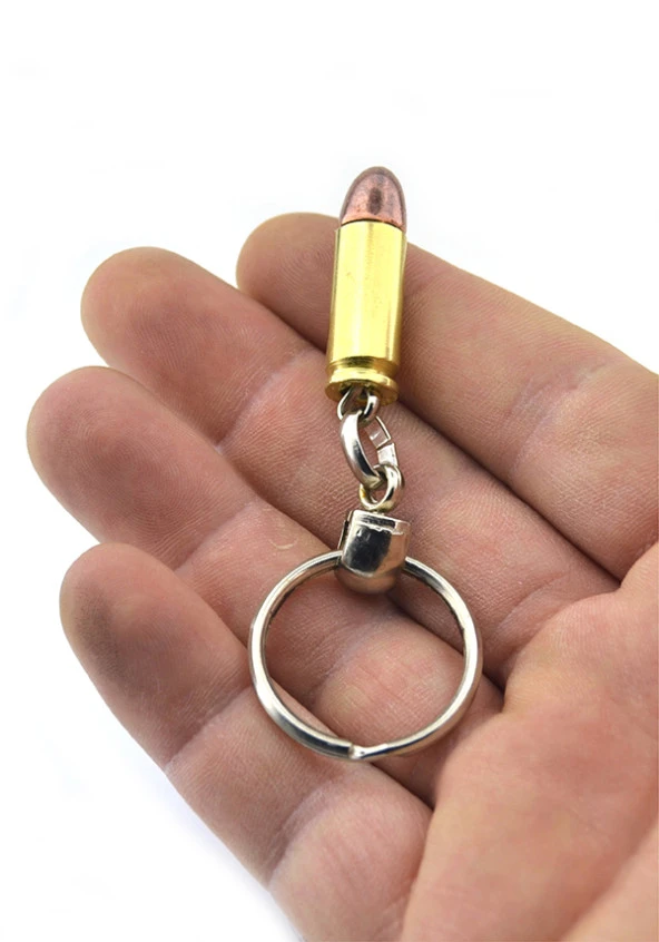 Maket Mermi Anahtarlık Kolye Çark Hediye Seti - 8