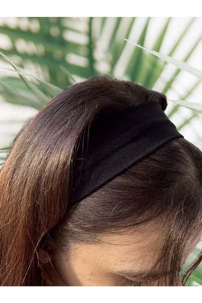 Çok Amaçlı Penye Sporcu Bandı Saç Kafa Bandanası Yoga Ter Bandı Unisex - 5