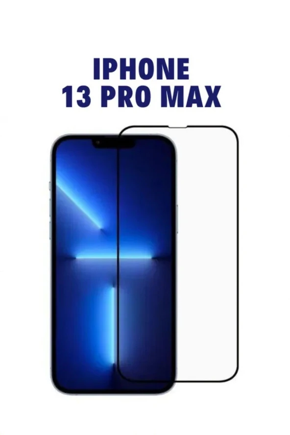 İPHONE 13 PRO MAX KIRILMAZ CAM ANTİ STATİC FOUR STRONG FULL SCREEN 9D YÜKSEK KALİTE