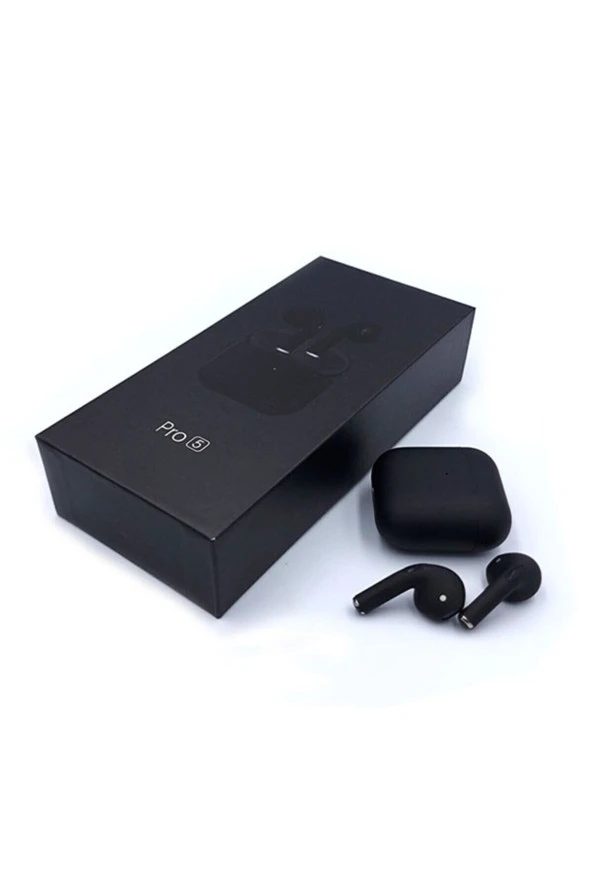 AbaTech RENO 6 OPPO - RENO 3 OPPO UYUMLU PRO 5 SİYAH KABLOSUZ BLUETOOTH KULAKLIK