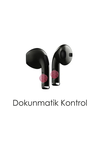 AbaTech Mİ 10 XİAOMİ - Mİ 10 LİTE XİAOMİ UYUMLU PRO 5 SİYAH KABLOSUZ BLUETOOTH KULAKLIK - 3