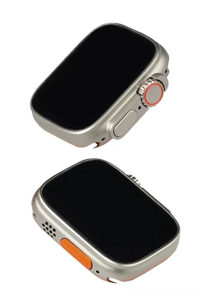 AbaTech Ios 13 - Ios 13 PRO UYUMLU WATCH 8 800T ULTRA 49MM AKILLI SAAT ÇİFT KORDONLU