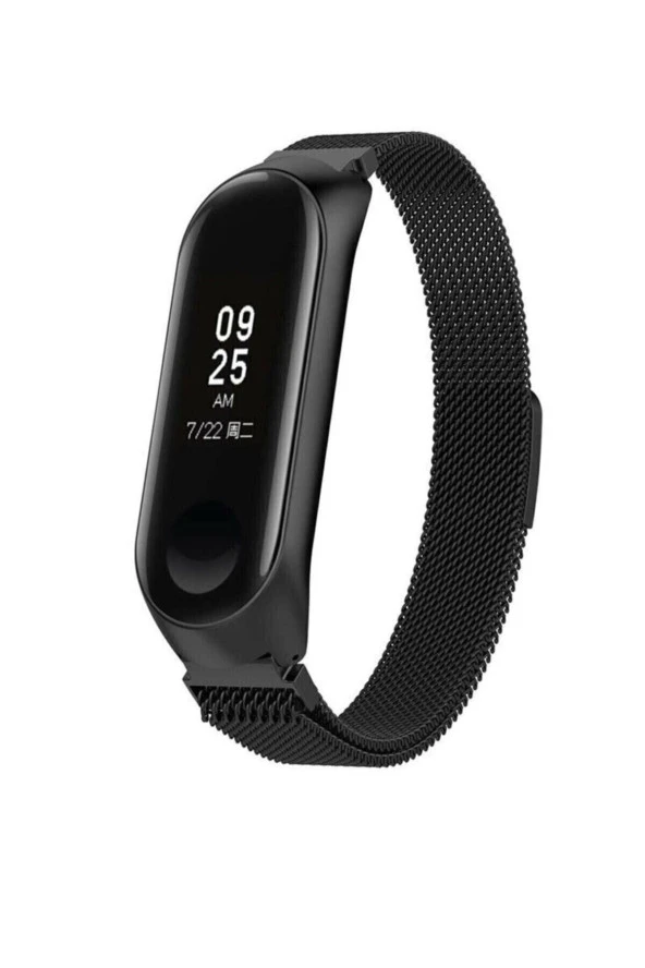 Xiaomi Mi Band 3/4 Uyumlu Kordon Çelik Örgü Hasır Kordon Akıllı Bileklik Metal Kayış M3 M4 Mi3 Mi4