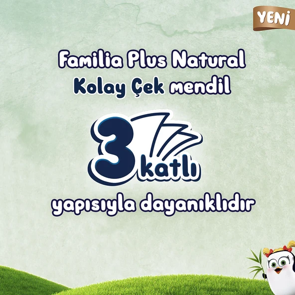 Familia Plus Natural Çek Al Mendil 150li (18 Paket x 150 Yaprak) - 4