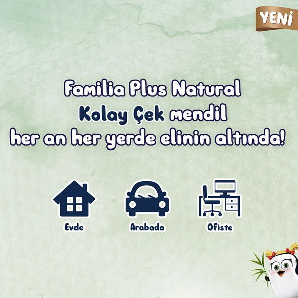 Familia Plus Natural Çek Al Mendil 150li (9 Paket x 150 Yaprak) - 2