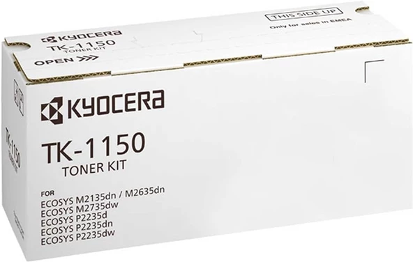 KYOCERA TK-1150 Orjinal Toner m2135dn m2635dn m2735dw p2235 m2235 ürün görseli