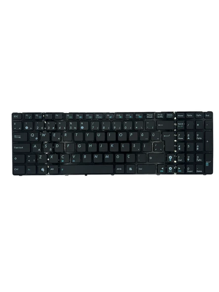 Asus ile Uyumlu N53SV-SX065V, N53SV-SX077V, N53SV-SX120V, N53SV-SX182V Notebook Klavye Siyah TR - Resim 2