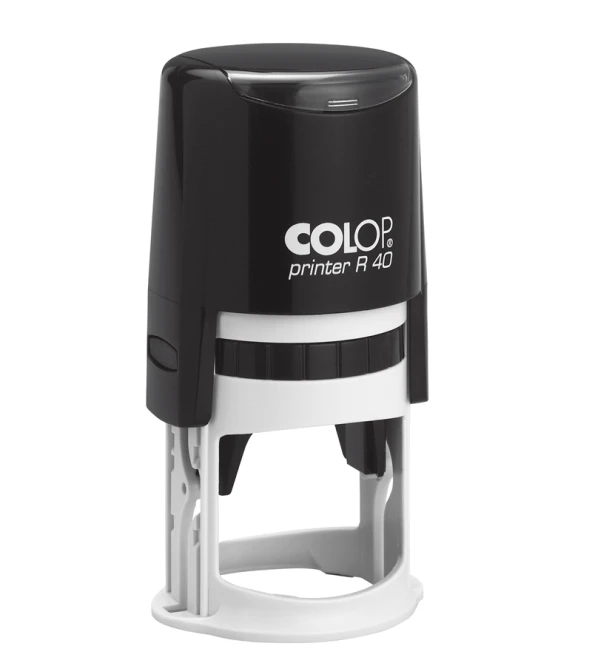 COLOP R40 YUVARLAK SİYAH KASA SİYAH KEÇE - 40MM
