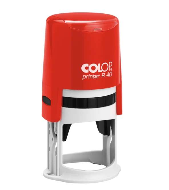 COLOP R40 YUVARLAK KIRMIZI KASA KIRMIZI KEÇE - 40MM