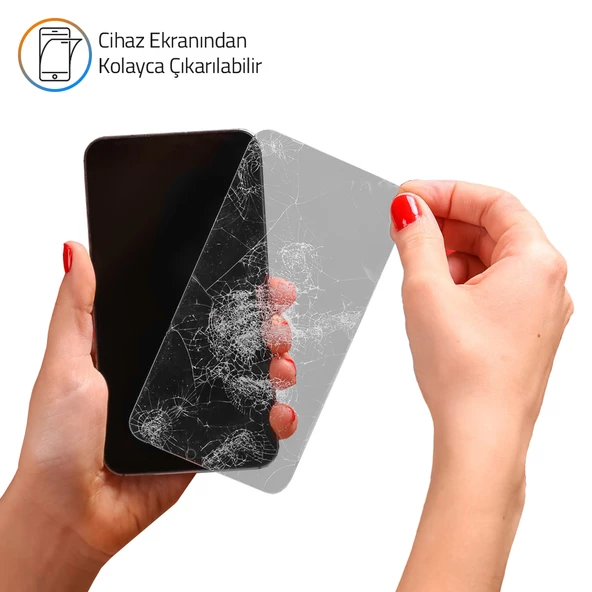 NoTech Samsung Galaxy A01 Temperli Cam Ekran Koruyucu - 5