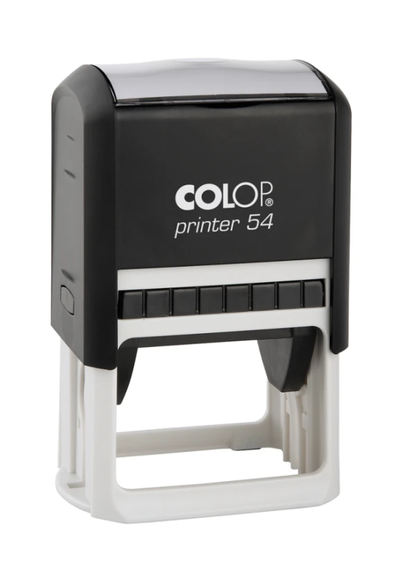 COLOP PRINTER 54 OTO.TARİH KAŞE SİYAH KASA MAVİ/KIRMIZI KEÇE TÜRKÇE