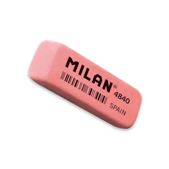 MILAN CNM4840 ESNEK SENTETİK SİLGİ - PEMBE - 40ADET