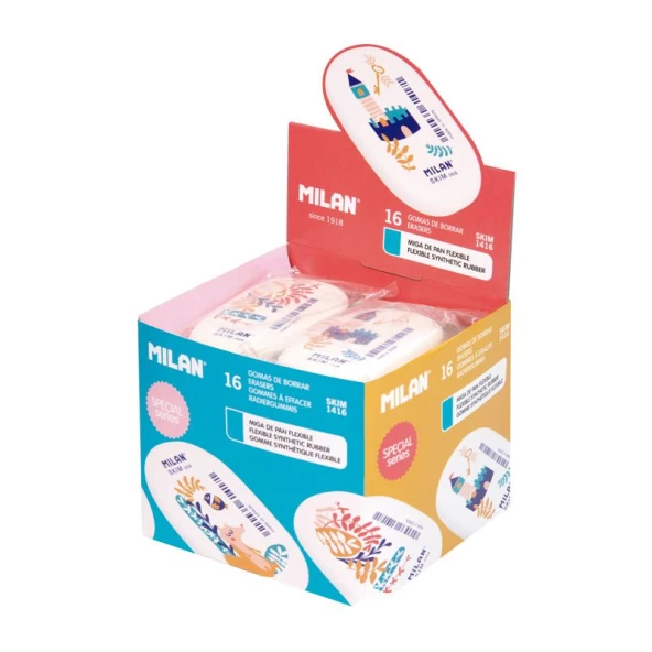 MILAN CNM1416STM STORYTIME SENTETİK BASKILI SİLGİ - 16ADET - 5