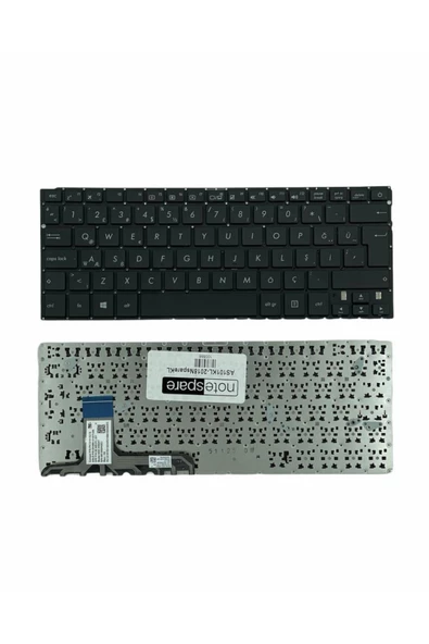 Asus ile Uyumlu Zenbook UX305FA-ASM1, UX305FA-FB041H, UX305FA-FC011H Notebook Klavye Siyah TR