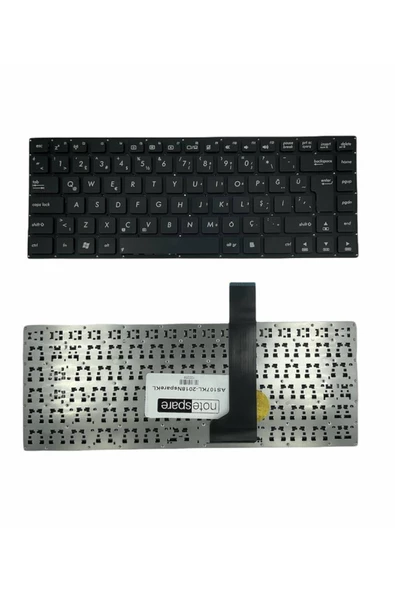 Asus ile Uyumlu K46CA-WX013, K46CA-WX014, K46CA-WX015, K46CM-1AWX Notebook Klavye Siyah TR