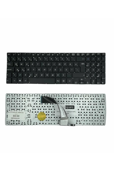 Asus ile Uyumlu S551, S551L, S551LA, S551LB, S551LN Notebook Klavye Siyah TR