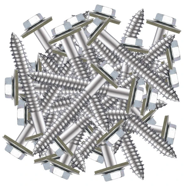 Betofast Vidası 6.3x75 mm Paket 100 ADET Sivri Uçlu Çatı Panel Beton Ağaç Vidası - Resim 6