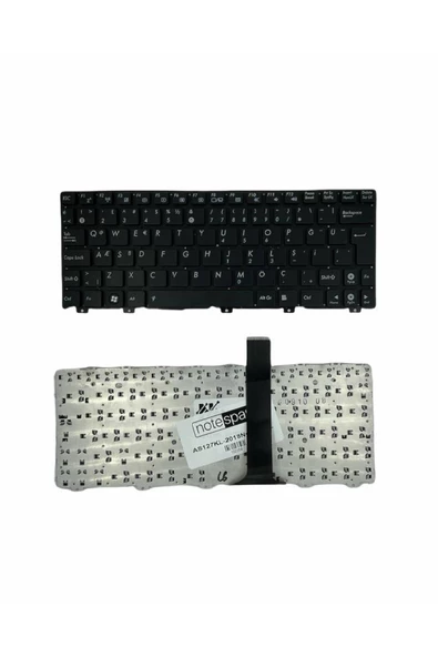 Asus ile Uyumlu Eee Pc 1016, 1016P, 1016PT, 1018P, 1018PB, 1018PD Notebook Klavye Siyah TR