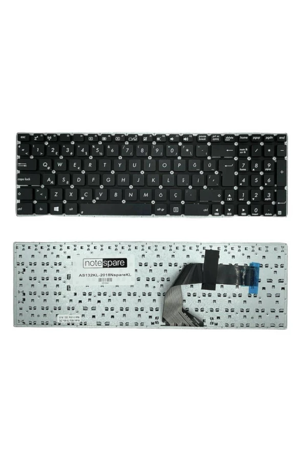 Asus ile Uyumlu R505, R505C, R505CA, R505CB, R505CM Notebook Klavye Siyah TR