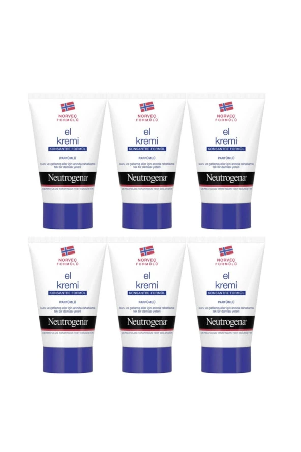 Neutrogena   Parfümlü El Kremi 50 Ml 6 Adet