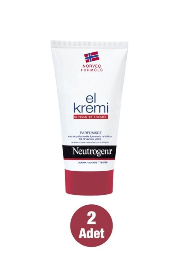 Neutrogena   Norveç Formülü El Kremi Parfümsüz 75 ml X 2 Adet - 2