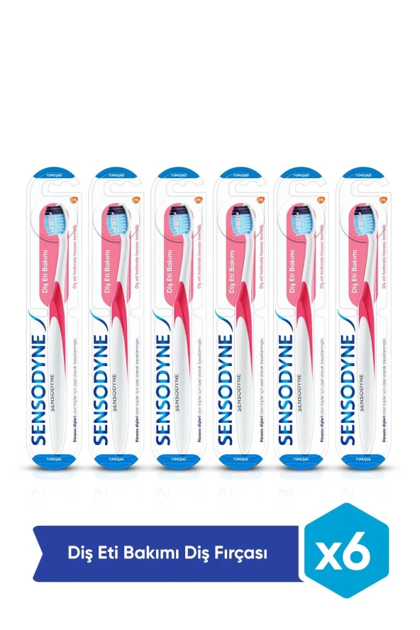 Sensodyne   Diş Eti Bakımı Diş Fırçası x 6 Adet