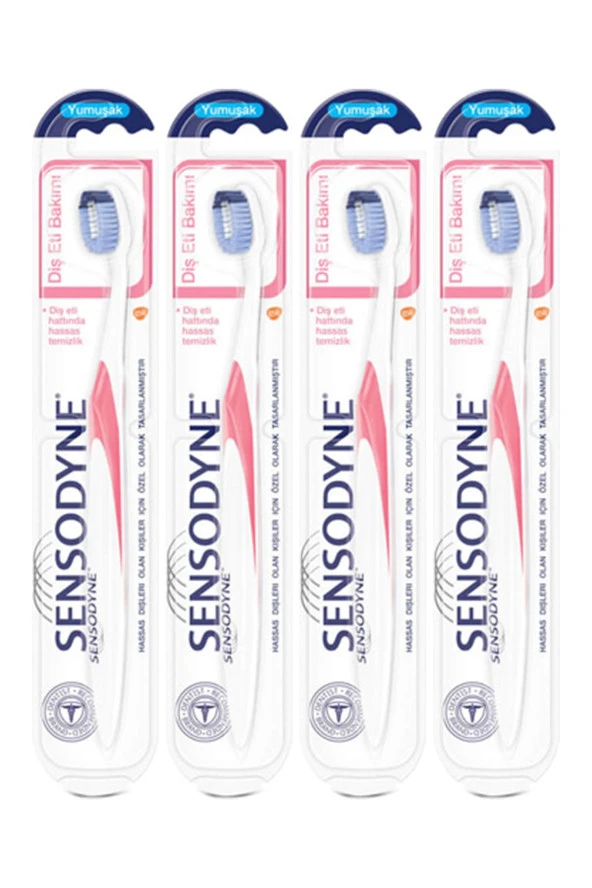 Sensodyne   Diş Eti Bakımı Yumuşak Diş Fırçası X 4 Adet